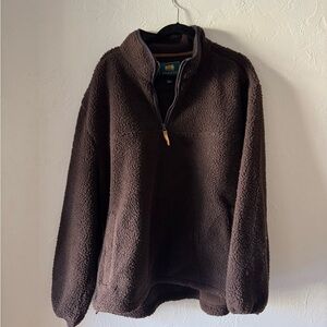 Men's Brown Sherpa Sweater